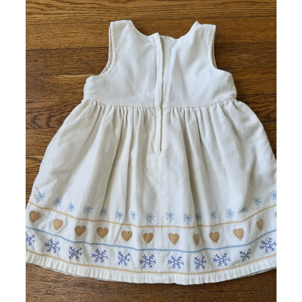 Old Navy Girls' Frozen Embroidered Dress Size 12-18 Months